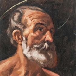 Copy of Ribera • 14 x 11 inches, oil on canvas