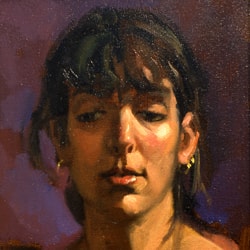 Sarah • 14 x 11 inches, oil on panel
