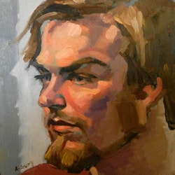 Dave • 14 x 11 inches, oil on panel